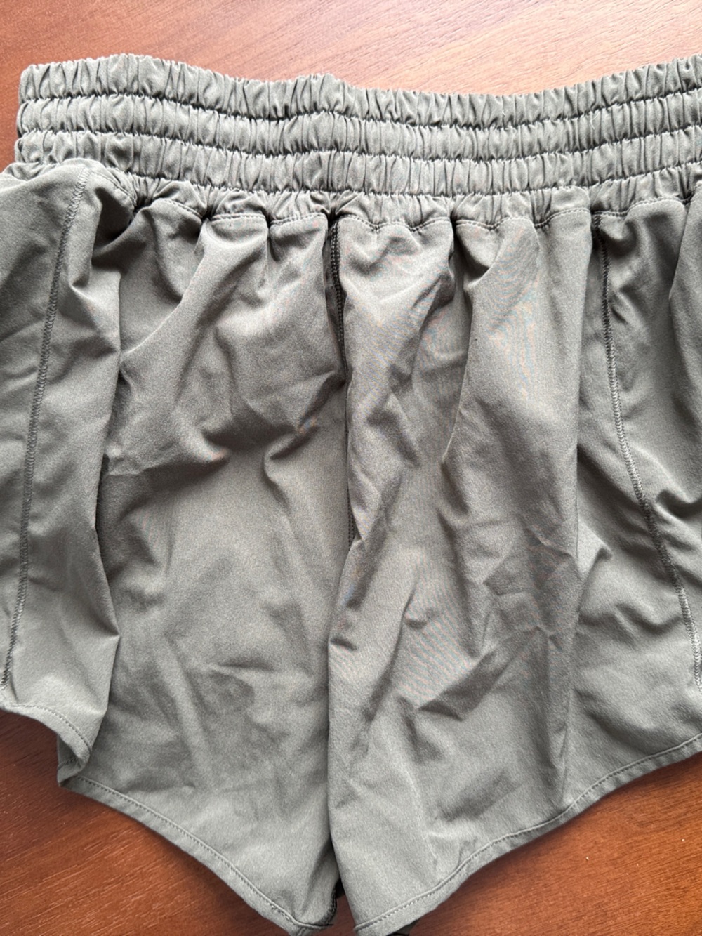 lululemon athletica Olive Green Women's Athletic Shorts size 2 worn once